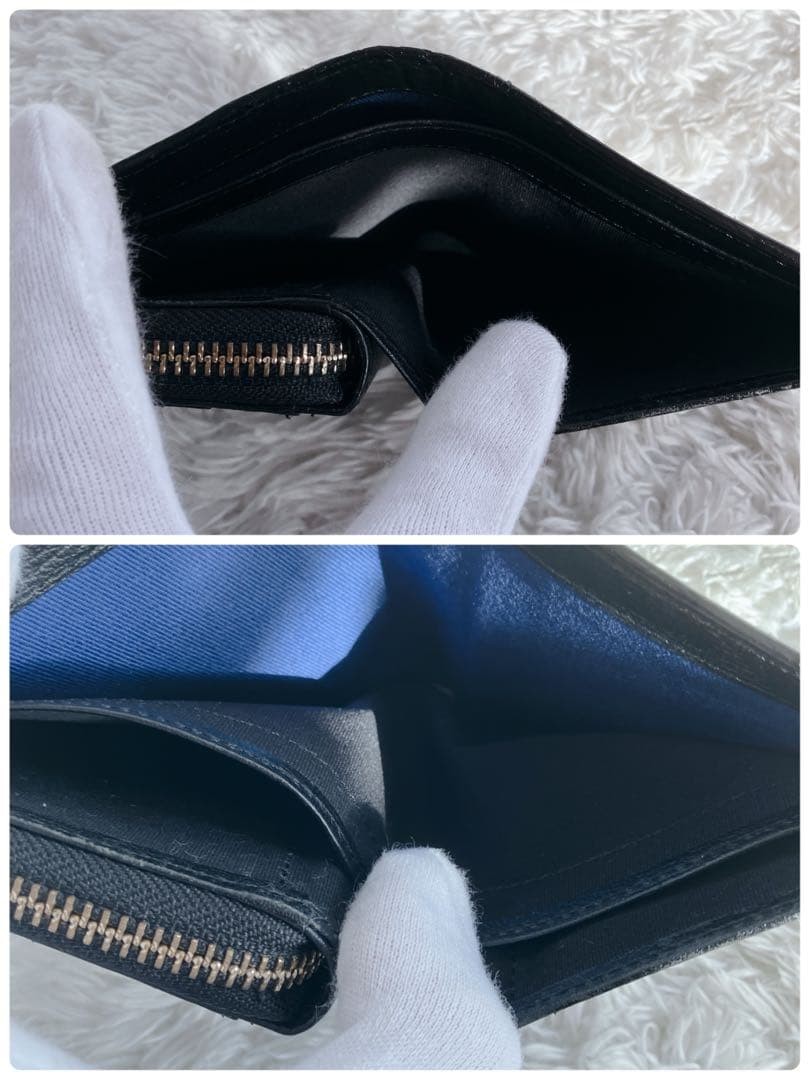 Paul Smith Angle Stripe Patchwork Leather Wallet … - image 9