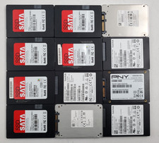 LOT OF 12   120  128 GB MIX BRAND INTERNAL SSD SOLID STATE DRIVE SSD164 