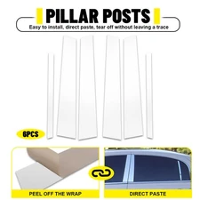 Fit Lincoln Town for Car 1998-2011 Window Pillar Posts Door Trim Covers Chrome