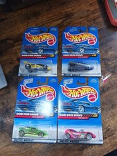 Lot Of 4 VINTAGE Hot Wheels DIECAST Cars In PACKAGES. Game Over Series. All