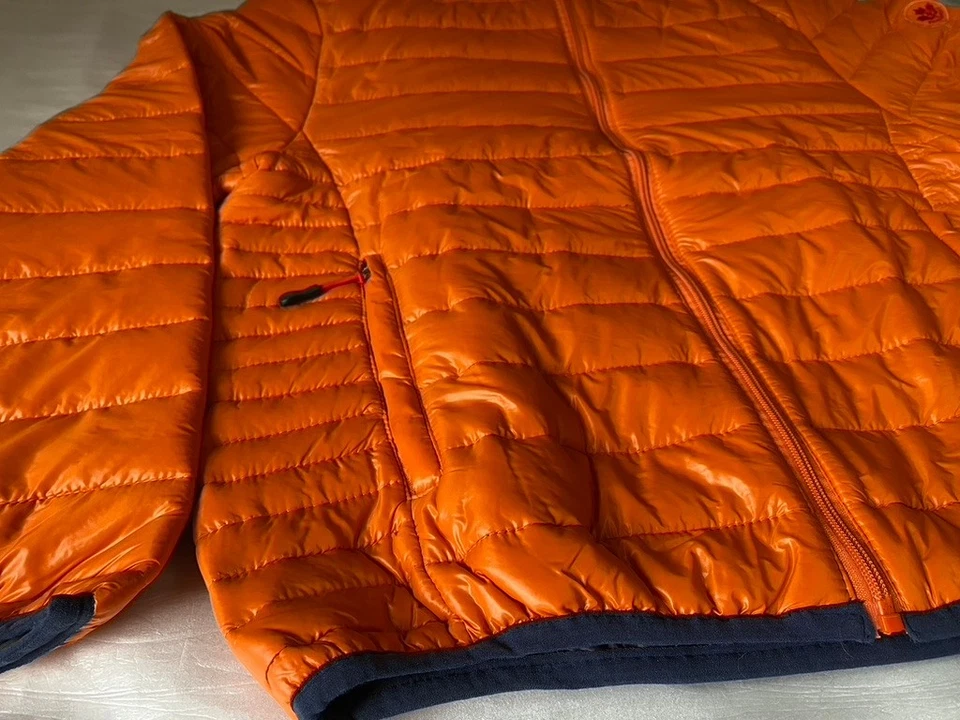 Chaqueta Swiss Cross Naranja Puffer Acolchada Aislada Invierno Nieve Senderismo Talla Grande Foto 3 de 4