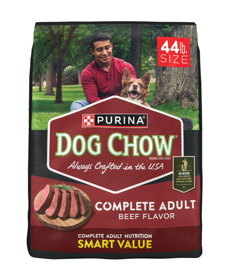 Purina  Complete Adult Dry Dog Food for Adult Dogs, Kibble Beef Flavor