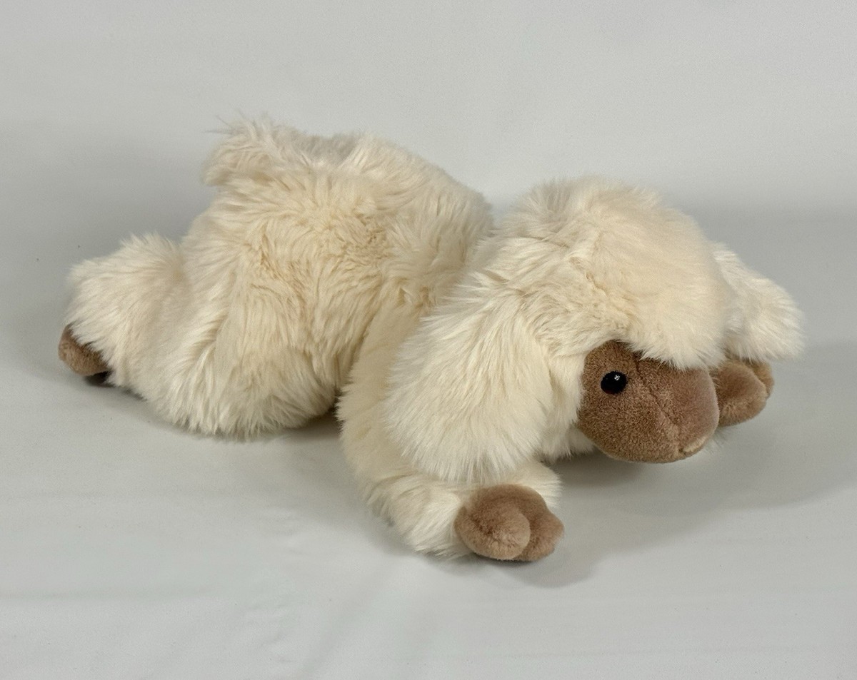 Gund Cream Lamb LAMBSALOT Plush Brown Face Feet 14