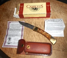 Camillus New York USA NAHC Heritage Hunting Collection Lockback Knife