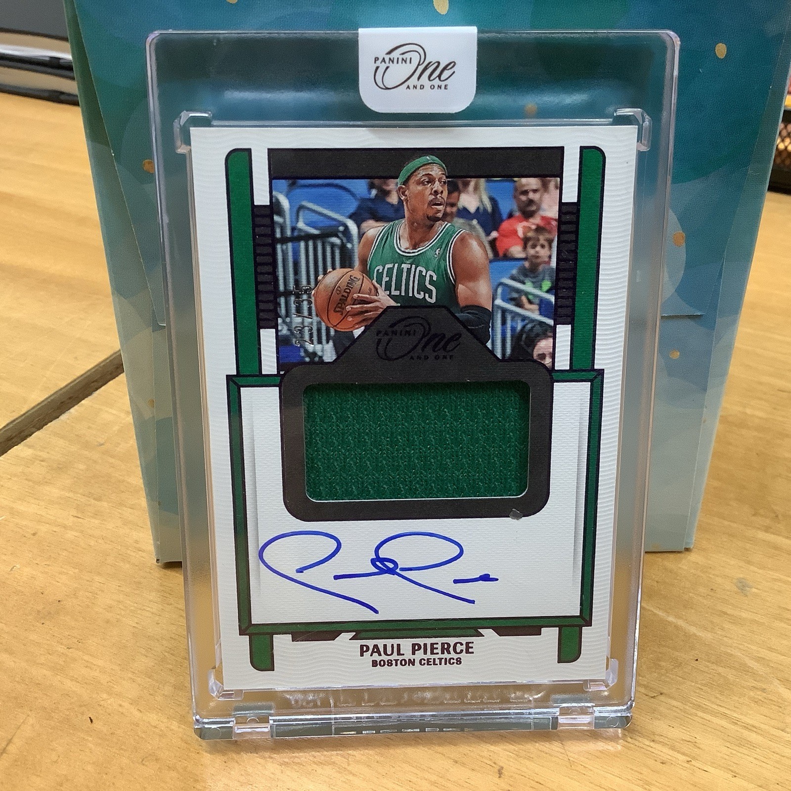 2022/23 Paul Pierce Panini one Purple  autographed patch