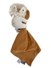 Hallmark White Lion Brown Lovey Security Blanket Plush Safari