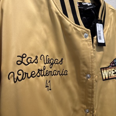 VODAFONE WARRIORS 上着 Las Vegas Wrestlemania 41 2025 Chalk Line Limited Gold