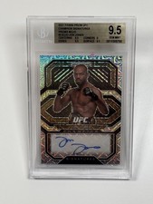 2021 Panini Prizm UFC Jon Jones #CS-JJN Champion Signature Mojo Auto /25 BGS 9.5