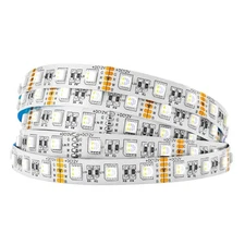 Dimmable RGBW LED Tape Light - 16.4ft Indoor/Outdoor Mood Lighting Solution