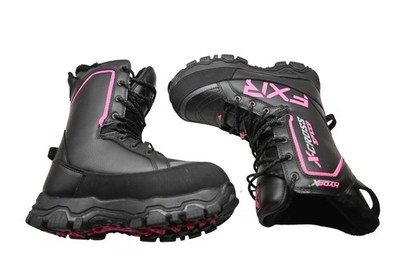 FXR 230701-1090-41 8M/10W Black/Fuchsia X-Cross Speed Boots NOS