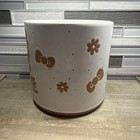 New Blue Sky Clayworks + Hello Kitty Flower Cream & Tan 5" Ceramic Planter — photo 3