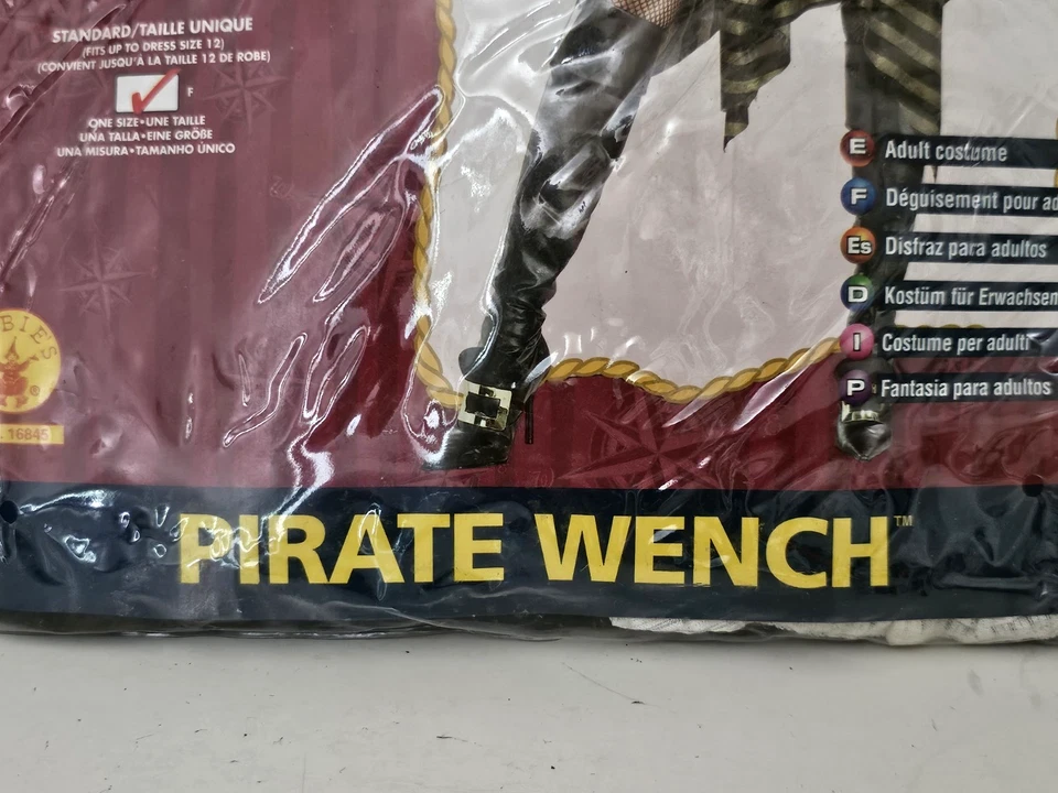 Disfraz de Muchacha Pirata Rubíes Incluye Corsé, Blusa, Falda Se Ajusta Hasta Talla 12 Foto 3 de 4
