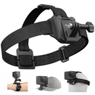 TELESIN QR Head Belt Head Strap Mount with Cap Clip Mount for GoPro Insta360 DJI