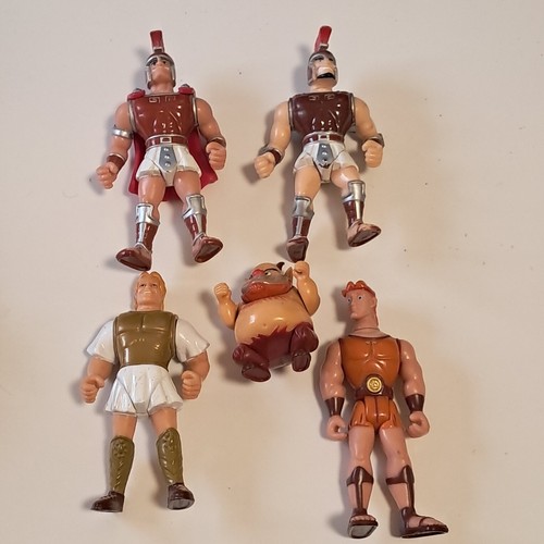 Lot of 5 Figures Hercules Disney Heroes FAMOSA spain 2004 Philoctetes soldiers - Imagen 5 de 6