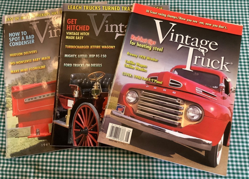 3   Vintage Truck magazines 2005 August, October & December  good cond