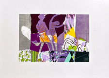 MARCELLO AVENALI Litografia Originale P.A. Roma 900 Firmata Collezione Privata