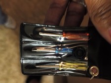 Mini Tool Set Kit with Keychain Carry Case