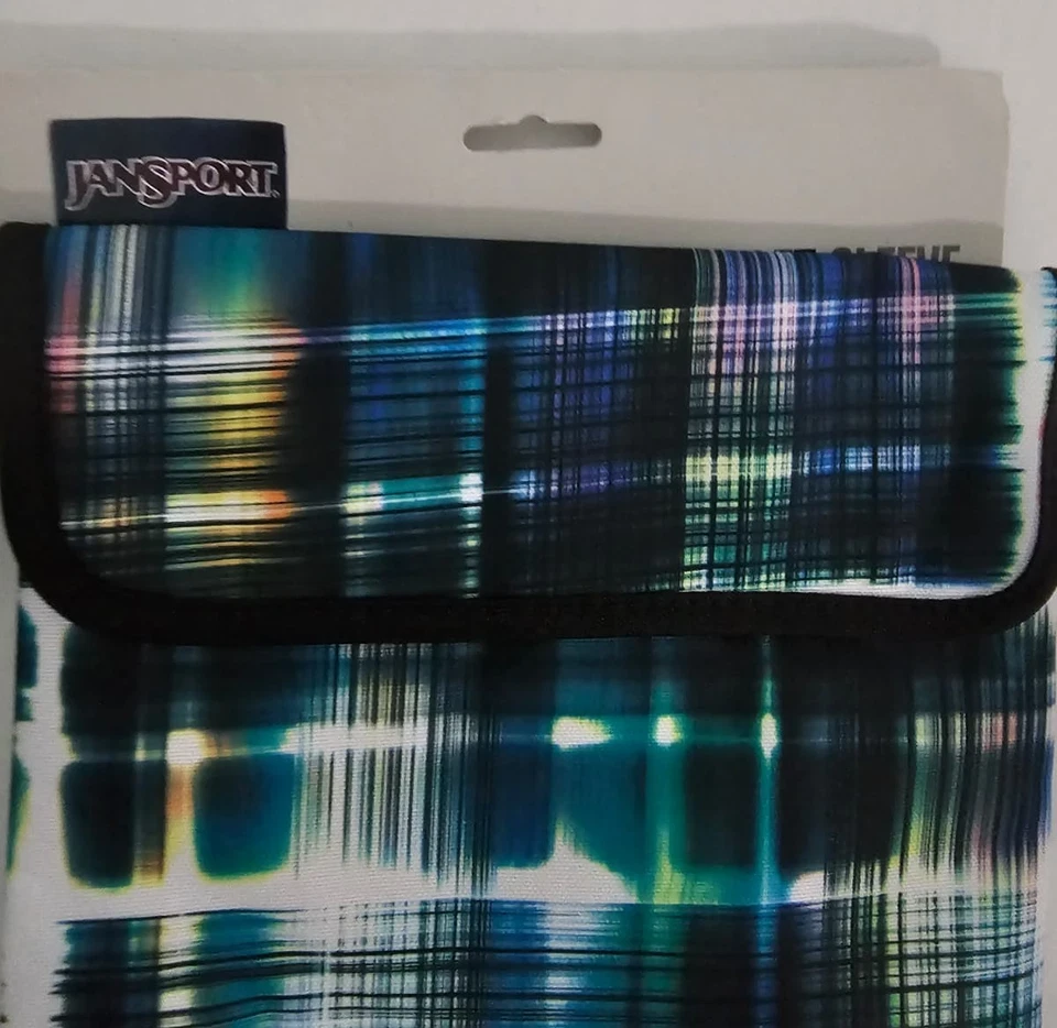 JanSport 1.0 Tablet Sleeve Black Multi Short Circuit T17E1F3 Made in China New - Image 4 of 4