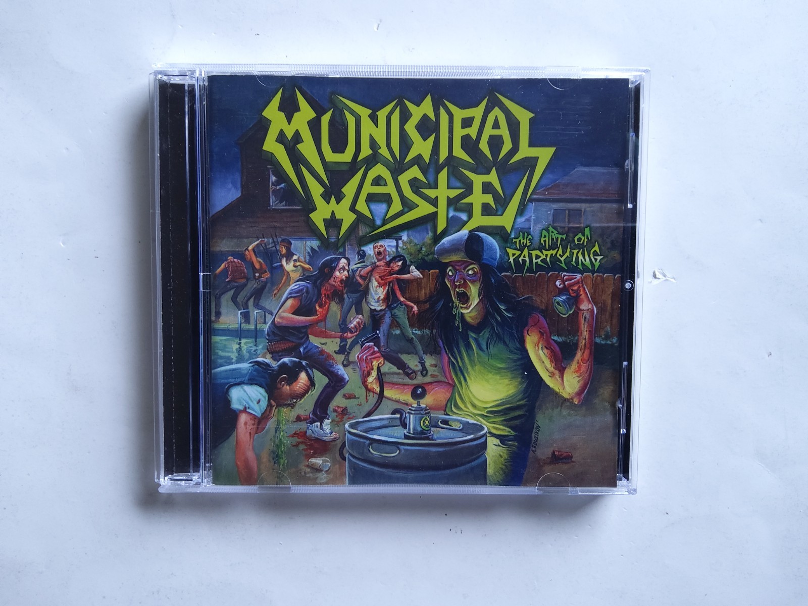 MUNICIPAL WASTE - The art of partying - CD album & poster