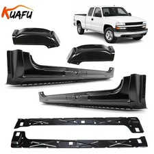 6pcs Rocker Panelscab Corners For Silverado Sierra 1500 2500 Ext Cab 1999-2007
