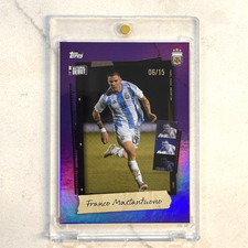 2025 Topps Focus Argentina Franco Mastantuono Rookie National Debut Parallel /15