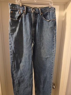 Levi's 540 Jeans Mens 38x32 Blue Relaxed Taper Fit 100% Cotton