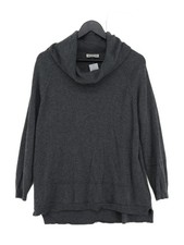Whistles Damen Pullover S Grau 100% Kaschmir Rollkragenpullover