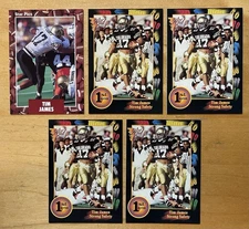 Tim James Rookie Lot Of 5 Mixed Brand Colorado Buffaloes NM-MT