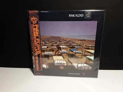 PINK FLOYD "A Momentary Lapse Of Reason" Lp Japan-Obi-Vinyl Meddle Wall Moon