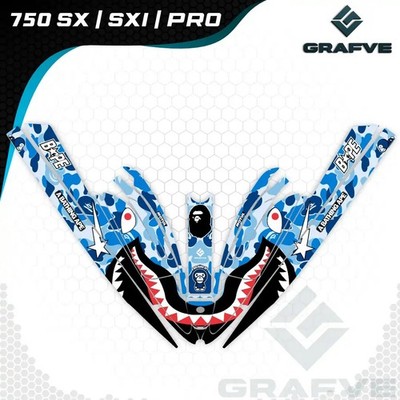 750 Sx Sxi SxR Pro Kawasaki 1992-1998 Jet Ski Graphics kit decals