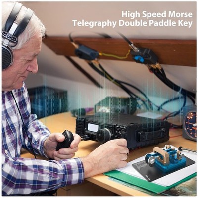 Portable CW Key for Radio Enthusiasts~~-