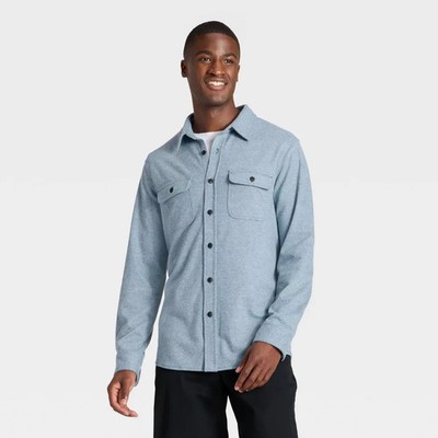 Men Comfort Soft Shirt - Goodfellow & Co Light Blue M