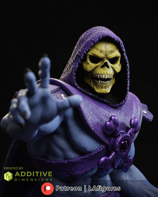 Skeletor by L.A Figuren FAN ART 1:6 Statue Resin 3D gedruckt DIY Modellbausatz