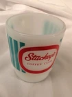 Vintage Stuckey’s Coffee Club Mug Fire King Milk Glass Anchor Hocking Excellent