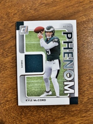  2025 Donruss Kyle McCord Rookie Phenom Jerseys RC #RPJ-KMD Eagles Packers