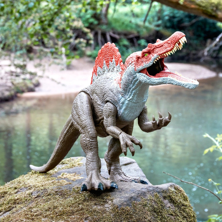 Jurassic World Super Colossal Dinosaur Action Figure Kids Fun Toys - Spinosaurus