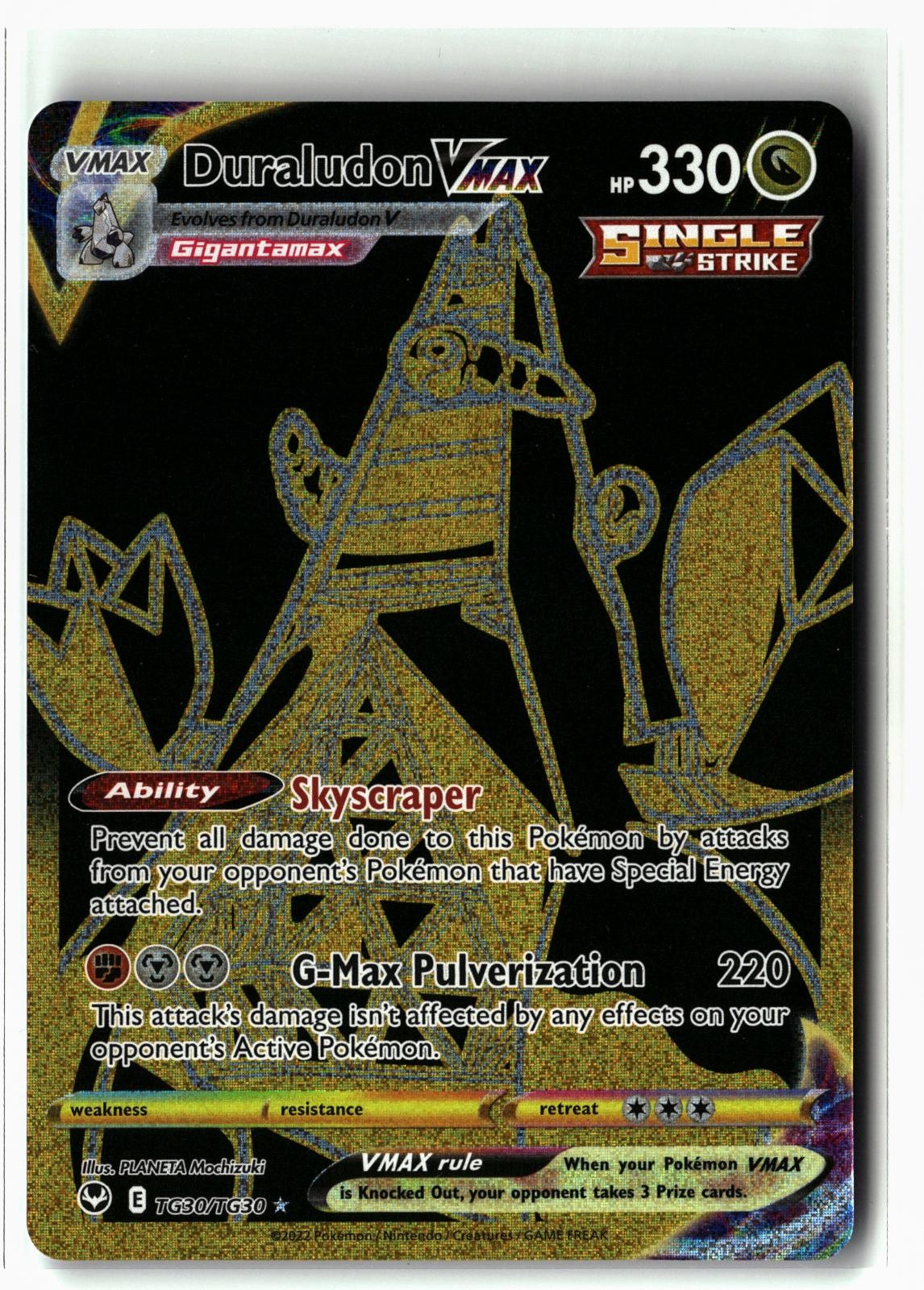 Duraludon VMAX ⭐️ TG30/TG30 Silver Tempest Trainer Gallery Pokemon NM