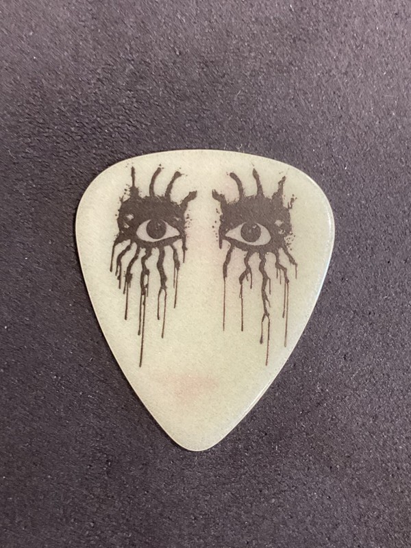 Anna Cara Alice Cooper 2026 Ol Black Eyes Glow Signature Tour Guitar Pick