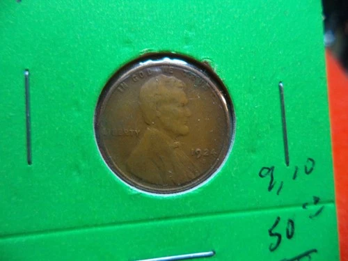 1924 S Lincoln Wheat Cent Very Fine Penny VF