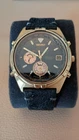 Vintage Seiko Quartz World Time Alarm Chronograph 6M15-0029 Gold