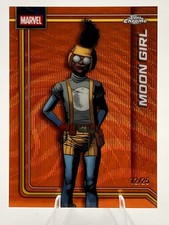 2026 Topps Chrome Marvel Orange Wave Refractor /25 Moon Girl #138 12/25