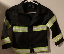 Firefighter Boy Girl Dress Up Costume Halloween Play Kids 5-6 M Child