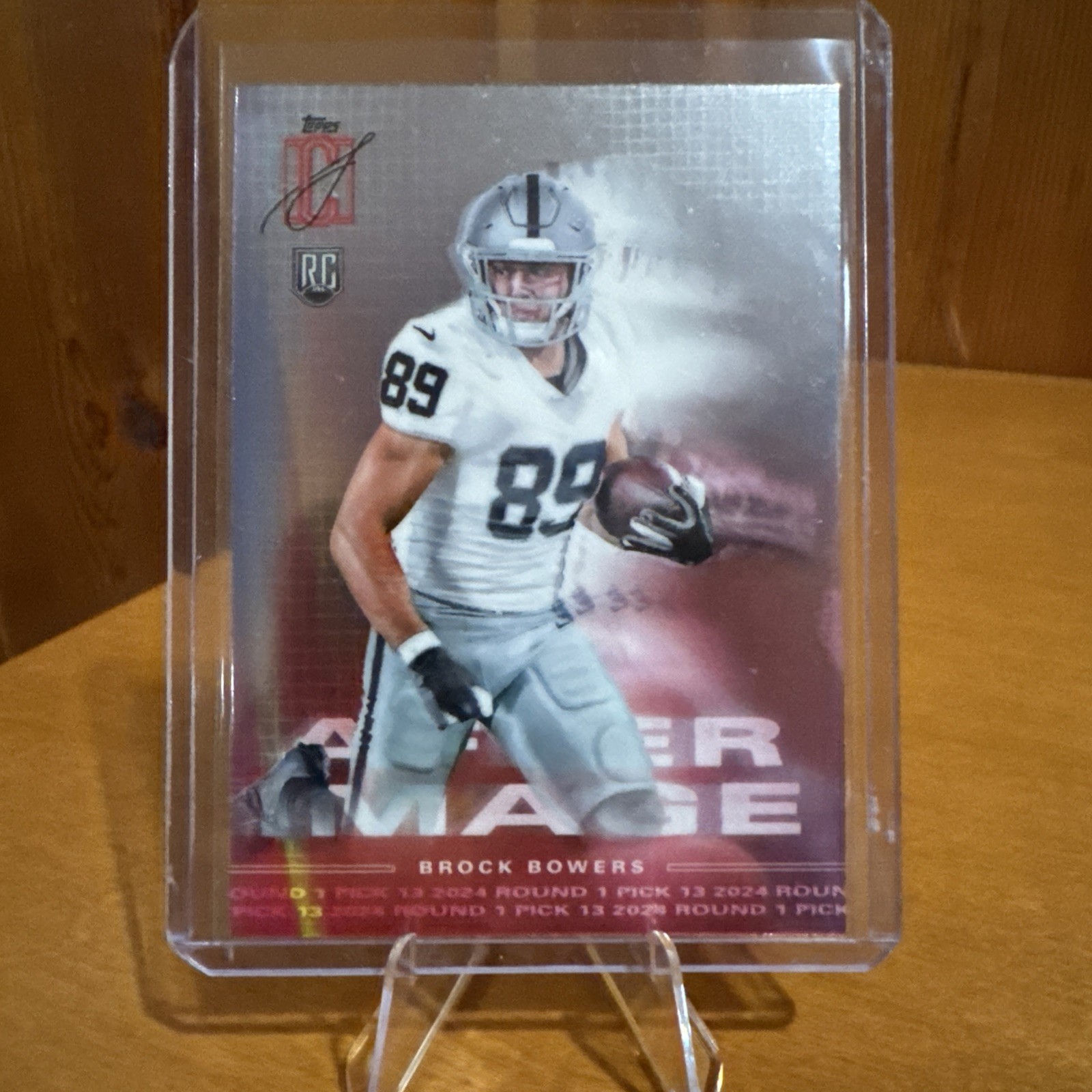 2024 Topps Signature Class - Brock Bowers After Image #AI-16 (RC)