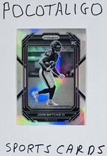 2022 Panini Prizm John Metchie III Silver Variation SP RC #316 Houston Texans