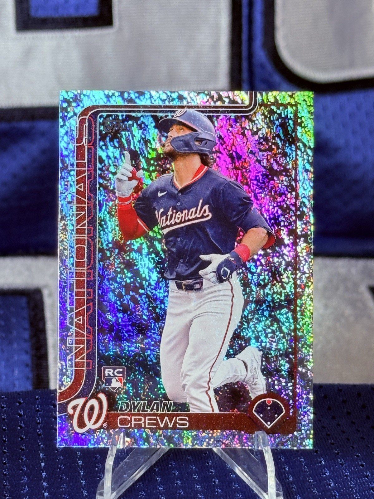 2025 Topps Baseball Dylan Crews Sand Glitter #74 Rookie RC