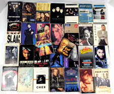 Lot of 30 Vintage Cassette Singles 80's-90's Eclectic Lot of Music Genres