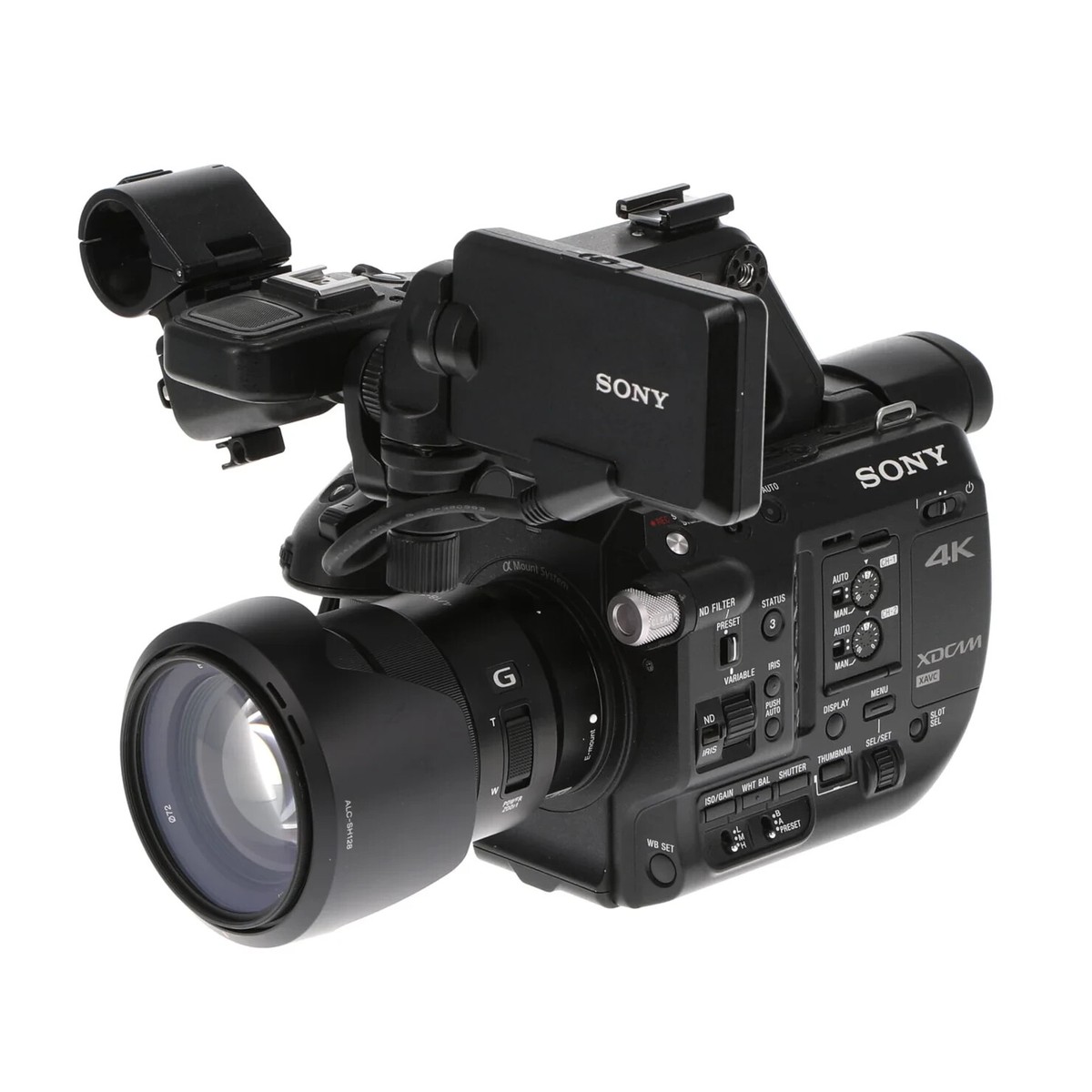 PXW-FS5K XDCAMメモリーカムコーダー レンズ SELP18105 SONY PXW-FS5K 4K XDCAM Camcorder Zoom Lens Kit SELP18105G