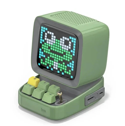 Retro Pixel Art Bluetooth Speaker & Alarm Clock – LED Display, Wireless Audio - Picture 6 of 6