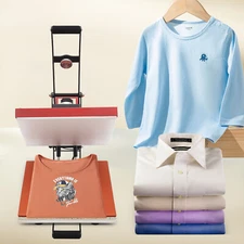 16"x20" Slide Out Auto Open Heat Press Machine Clamshell Slide Out Base T-Shirt