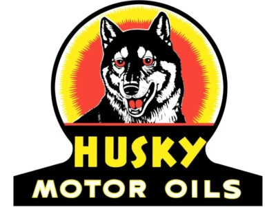 #ad Husky Motor Oils NEW Sign: 40quot; Wide Diecut USA STEEL XXL Size $349.88
